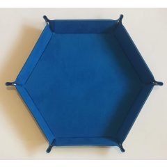 Hatszög alakú kockadobó tálca 16 cm