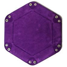 Hatszög alakú kockadobó tálca 16 cm