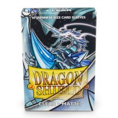   Dragon Shield Small Sleeves - Japanese Matte Clear (60 db) kártyavédő