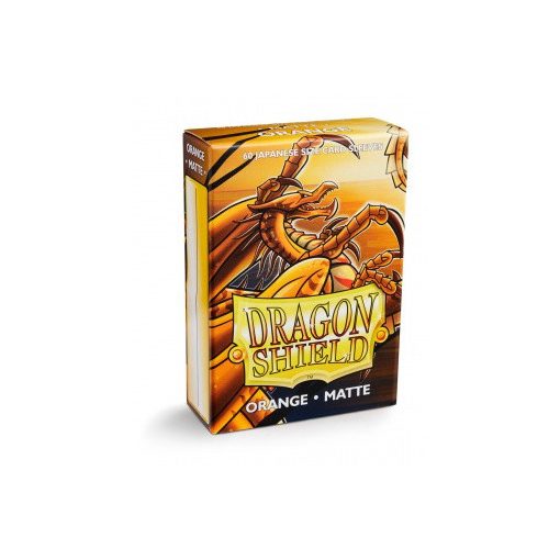 Dragon Shield Small Sleeves - Japanese Matte Orange (60 db) kártyavédő