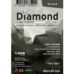   Diamond Grey: Tiny Epic (88x125mm)  (80 mikron, 100 db) kártyavédő