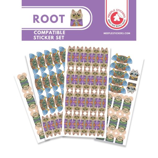 Root (alap) társasjáték matricakészlet