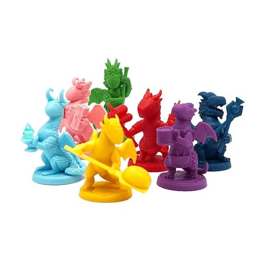 Lángművesek társasjáték - sárkány minifigurák kiegészítő (második kiadás)