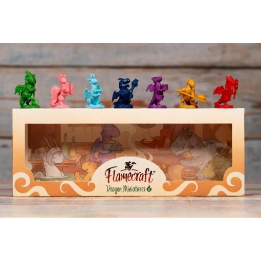 Lángművesek társasjáték - sárkány minifigurák kiegészítő (második kiadás)