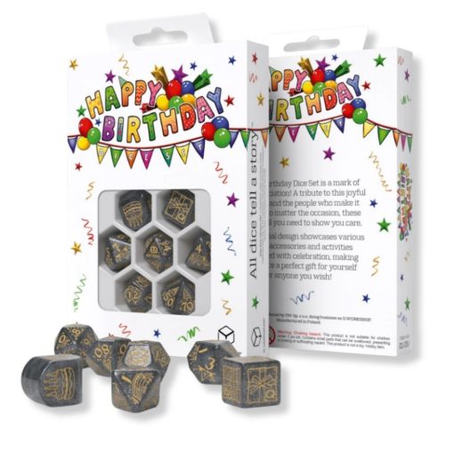 Happy Birthday Dice Set: Confetti