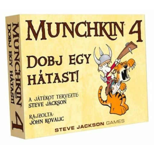 Munchkin 4: Dobj egy hátast! társasjáték kiegészítő