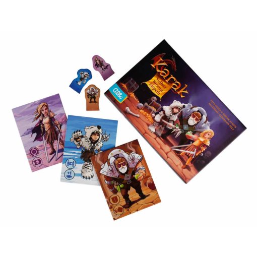 Karak - új hősök:  Sidhar, Kirima, Elspeth (angol nyelvű) társasjáték kiegészítő