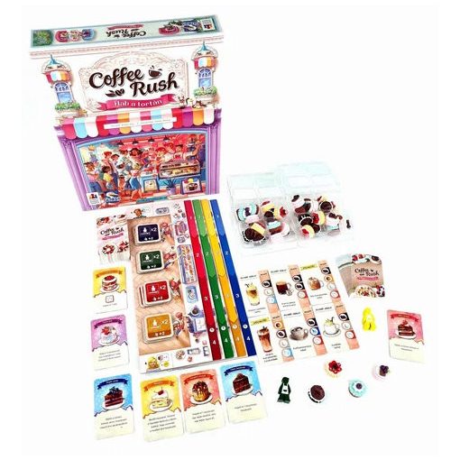 Coffee Rush: Hab a tortán társasjáték kiegészítő