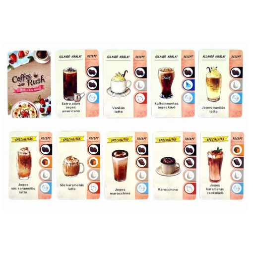 Coffee Rush: Hab a tortán társasjáték kiegészítő