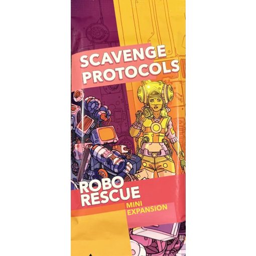Robo Rescue: Scavenge Protocols promó társasjáték kiegészítő