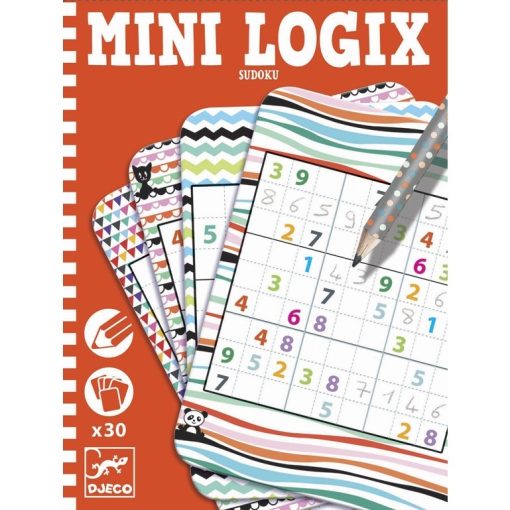 DJECO Mini Logika Sudoku úti társasjáték