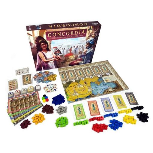 Concordia: Sestertiussal kikövezett utak társasjáték