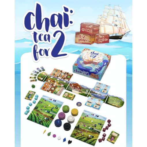 Chai: Tea for 2 társasjáték Deluxe változat előrendelés
