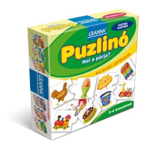 Az első játékaim Puzzlinó – Hol a párja? társasjáték