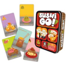 Sushi Go társasjáték + ajándék Szójaszósz promó lapok