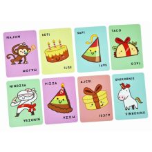 Süti, sapi, taco, pizza, ajcsi társasjáték
