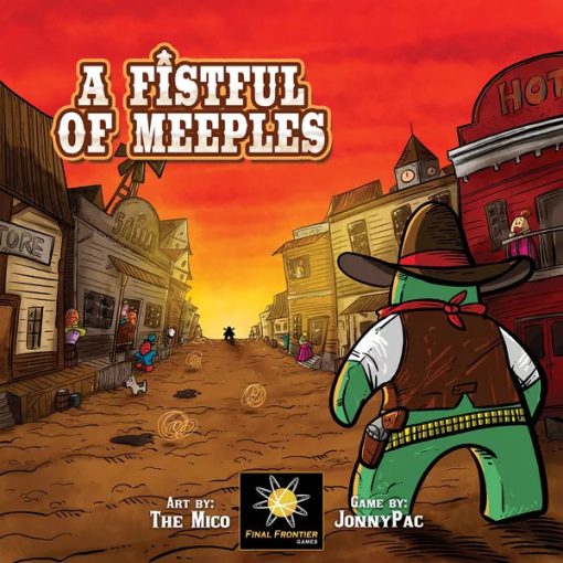 A Fistful of Meeples (angol nyelvű) társasjáték