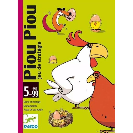 DJECO Piou Piou - tojás gyűjtögető kártyajáték
