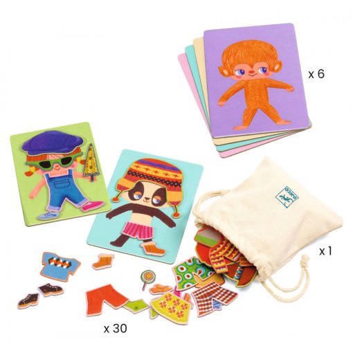 DJECO Öltöztetős bingó - Társasjáték