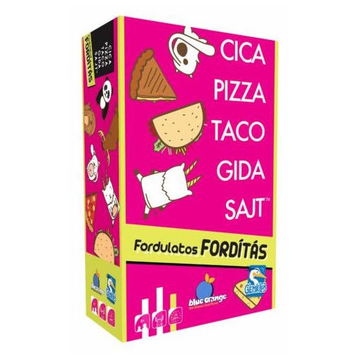 Cica, pizza, taci, gida, sajt - Fordulatos fordítás társasjáték