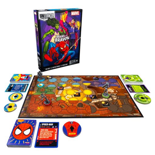 Unmatched: Marvel – Brains and Brawn (angol nyelvű) társasjáték