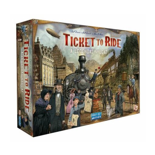 Ticket to Ride Legacy: A legendás nyugat társasjáték