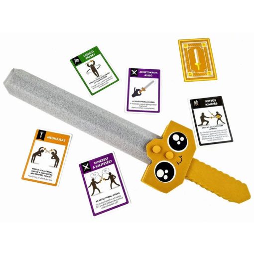 Csapkodjuk egymást szivacskardokkal társasjáték