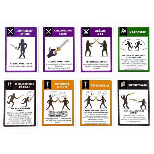 Csapkodjuk egymást szivacskardokkal társasjáték