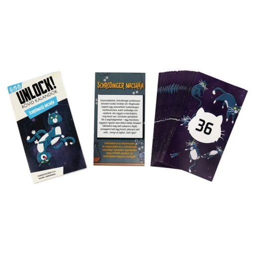Unlock!: Rövid kalandok - Schrödinger macskája társasjáték