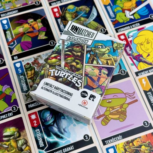 Unmatched Kalandok: Teenage Mutant Ninja Turtles társasjáték