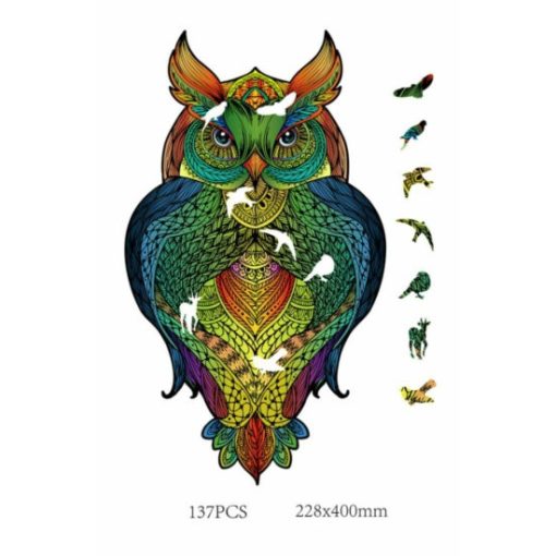 Fa bagoly kirakó (137 darabos)