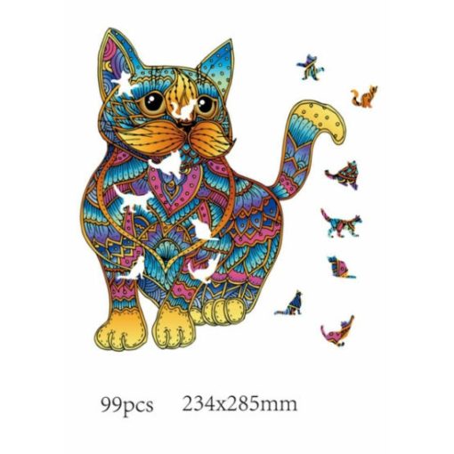 Fa cica kirakó (99 darabos)