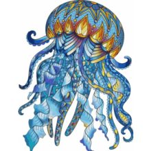 Fa medúza kirakó (106 darabos)