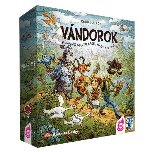 Panda Pont - Vándorok: Különös kóborlások, nagy kalandok társasjáték
