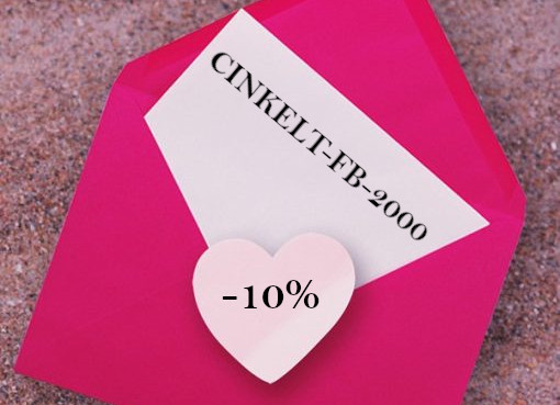 2000 Facebook követő - 10% kupon